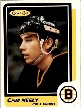 🇨🇦NOW $3🍀 Cam Neely 1986/87 O-Pee-Chee Boston Bruins Hockey Card